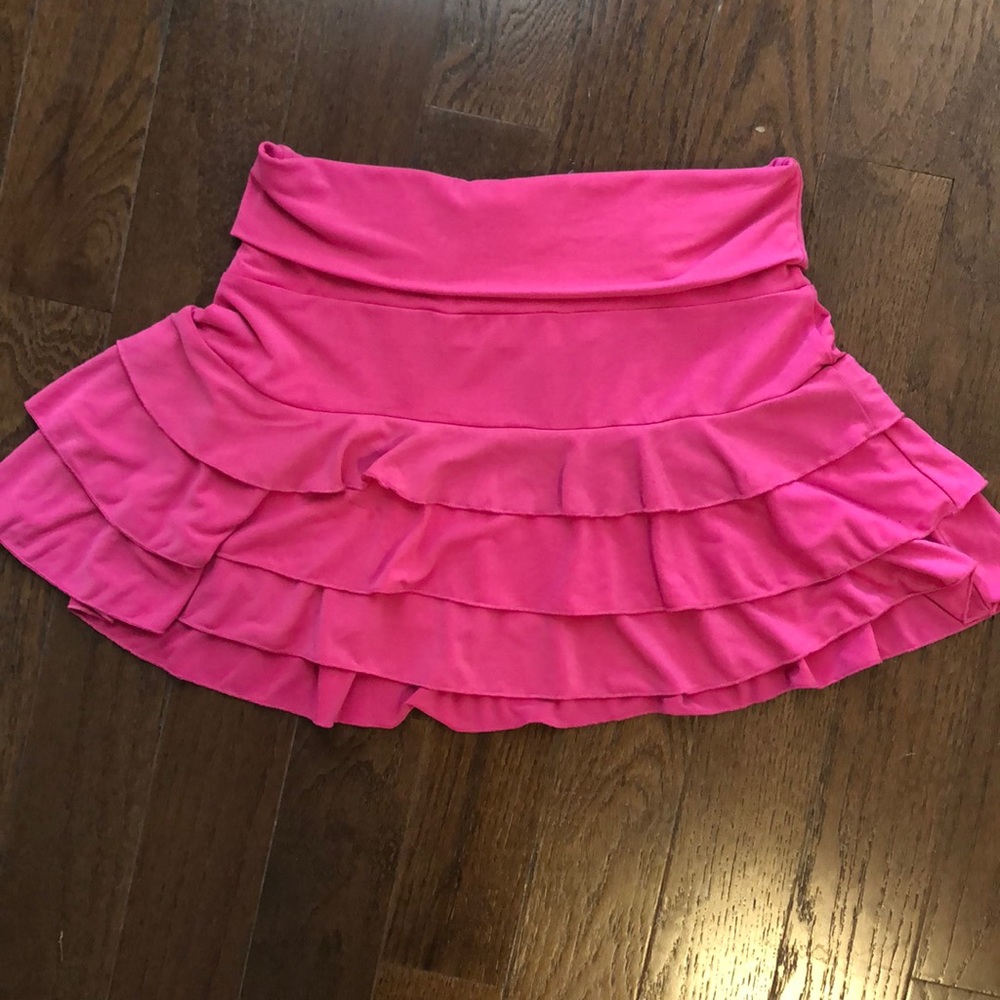 VINTAGE: Tempted Pink Mini Skirt